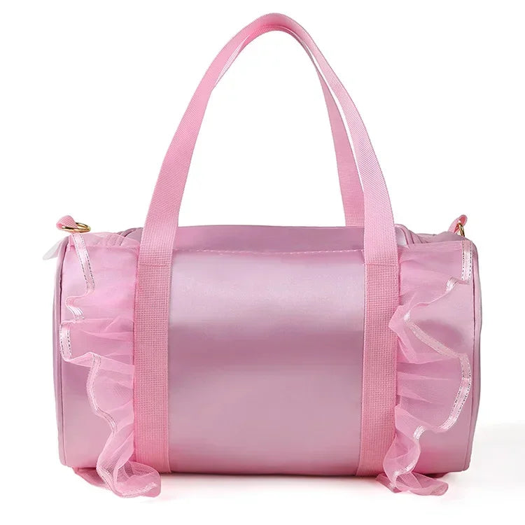 Children Ballet Dance Handbag Girl Ballet Lace Ballet Bag Danse Bag Children Dance Bags for Kids Girls.