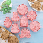 Eid Mubarak Biscuit Mold Cookie Cutters DIY Baking Tools Ramadan Decoration for Home Al Adha 2026 Islamic Muslim Party Decor