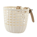 Kids Bike Basket Durable Storage Basket with Adjustable PU Straps Handlebar Basket for Children Girls.