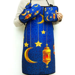 Ramadan Mubarak cooking baking apron pot holder Oven mitt Eid al-Fitr Muslim Islamic Kareem Suhoor Iftar kitchen decoration gift