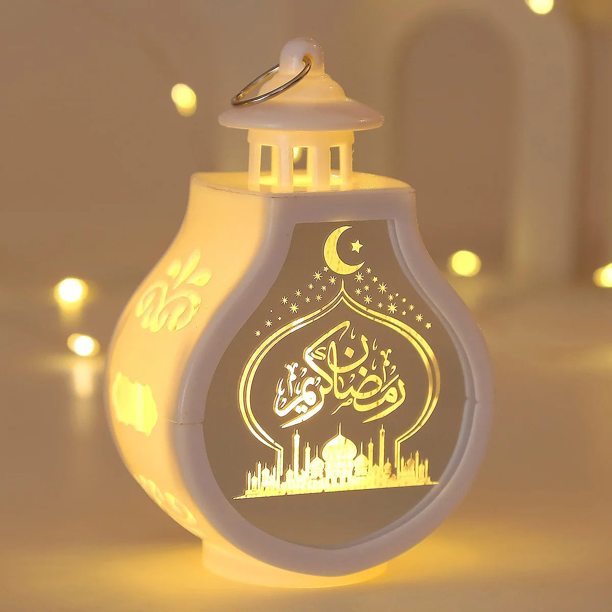 Ramadan LED Lantern Light Eid Mubarak Decoration