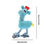 Pet Plush Toy: Bite-Resistant Animal Doll with Squeaker, Soft Stuffed Toy for Dogs/Cats, Interactive Chew Toy