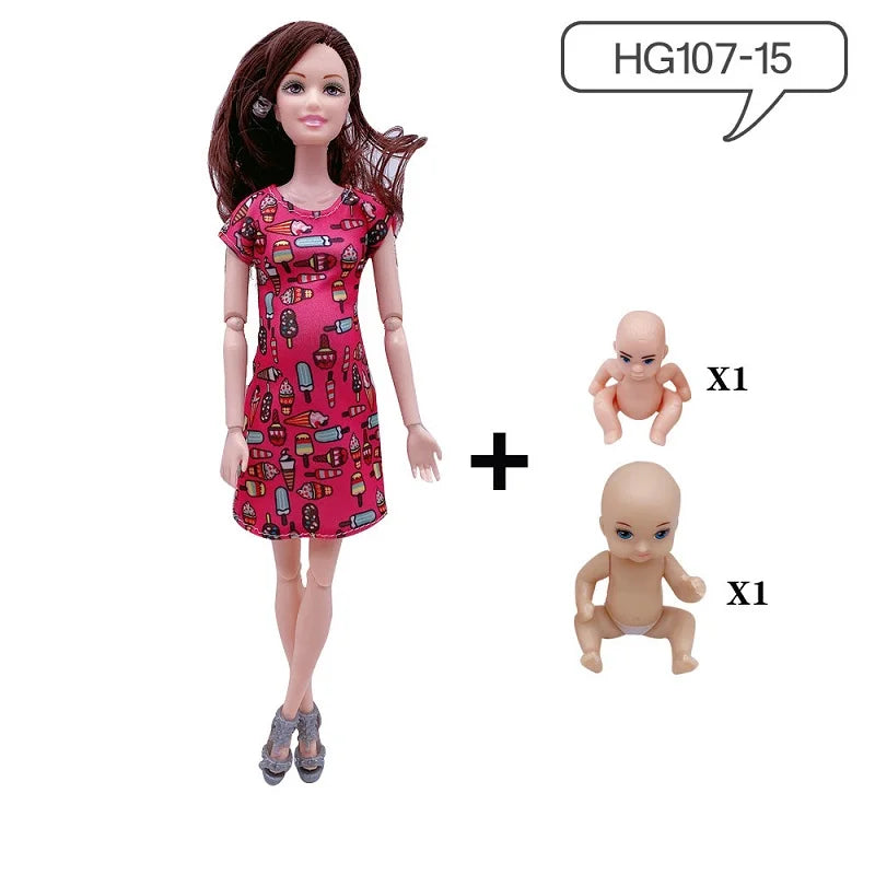 Handmade 11.5Inches Pregnant Doll Mom
