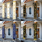 VIKAMA Eid Mubarak Door Banner Ramadan Decoration 2026 Porch Couplets Islamic Muslim Party Decoration