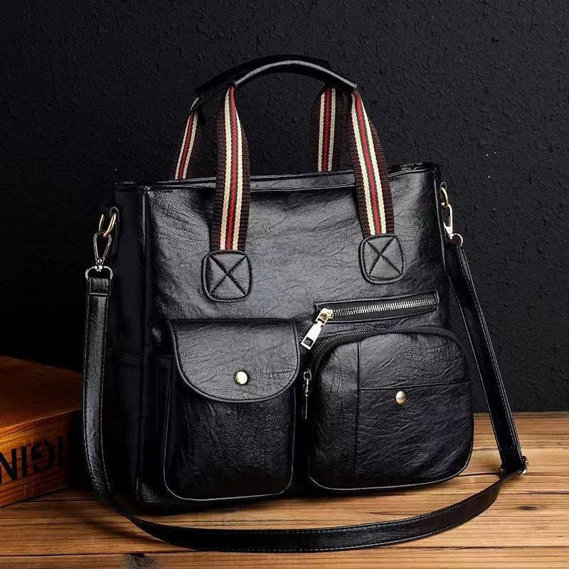 Women's Handbag Women's Shoulder, Fashion Purse Vintage Leather Bag.