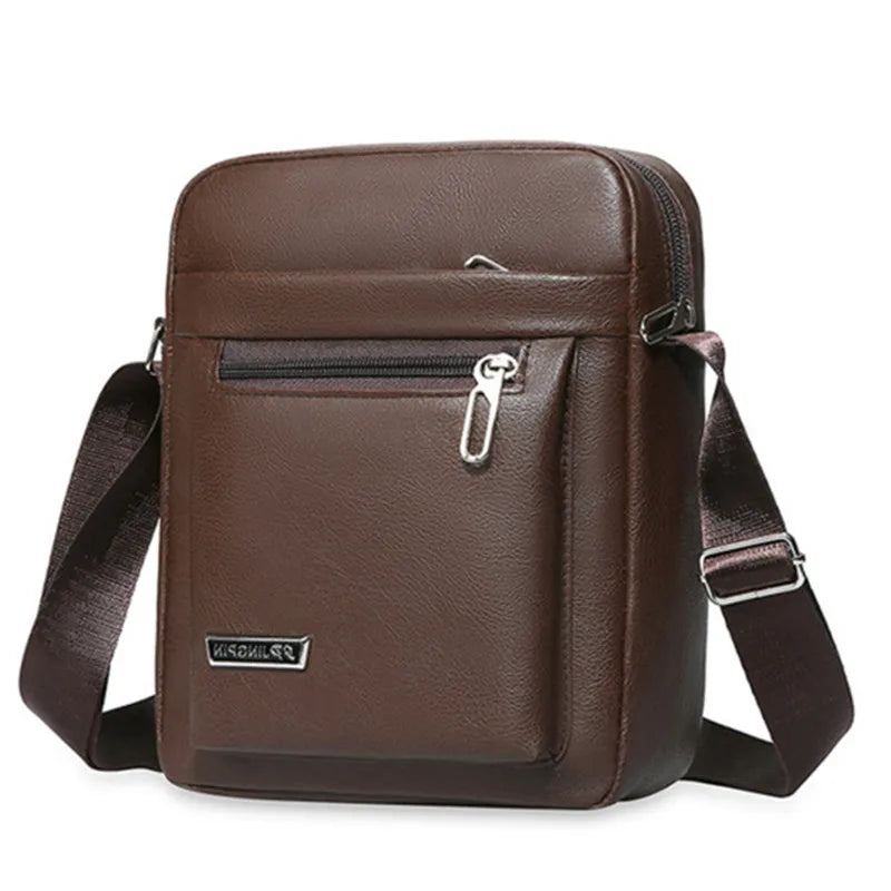 Men Crossbody Shoulder Bags Waterproof Vintage Men Handbags Large Capacity.