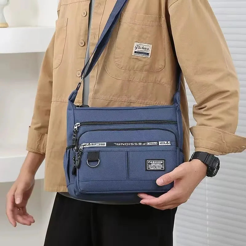 Men Single Shoulder Fashion Collect Storage bag.