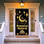 Eid Mubarak Decoration 2026 Hanging Flag Ramadan For Home Door Islamic Muslim Party Decor Ramadan Kareem Banner Eid Al-Fitr Gift