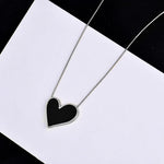 Women Necklace Chain Black Exquisite Minimalist Square Pendant Choker Geometric Collar Chain Jewelry Party Gifts