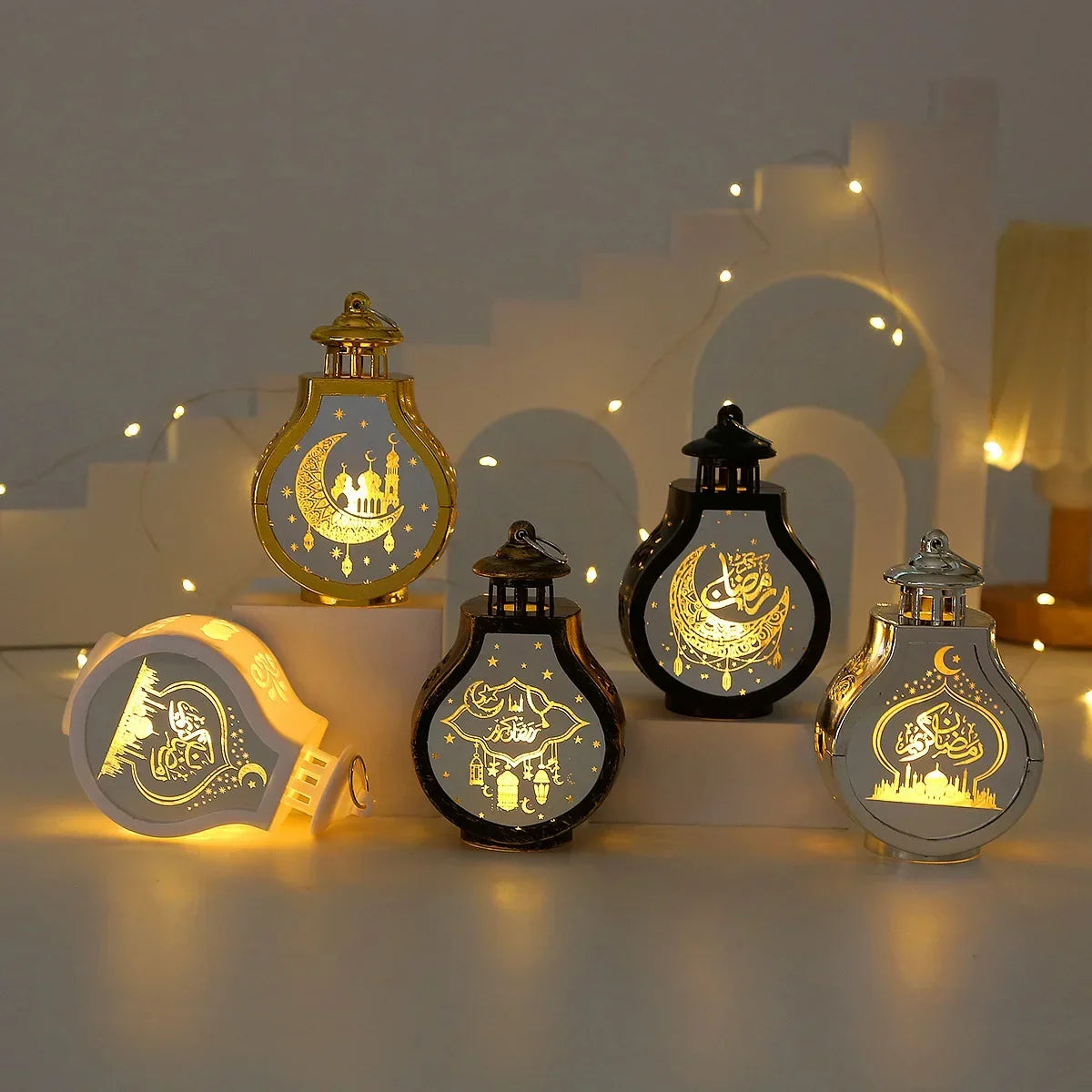 Ramadan LED Lantern Light Eid Mubarak Decoration