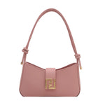 Women's Handbag Shoulder Bag with Adjustable Strap & Buckle Closure.
