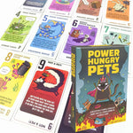 Power Hungry Pets Card Game Family Party Strategy Cards Games Board Game Cards Challenging Strategy Game