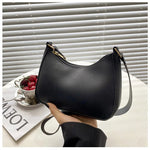 Fashionable and trendy solid-color handbag, simple and new small square bag.