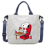 Snoopy Handbag Cartoon Children's Shoulder Bag Boys Girls.