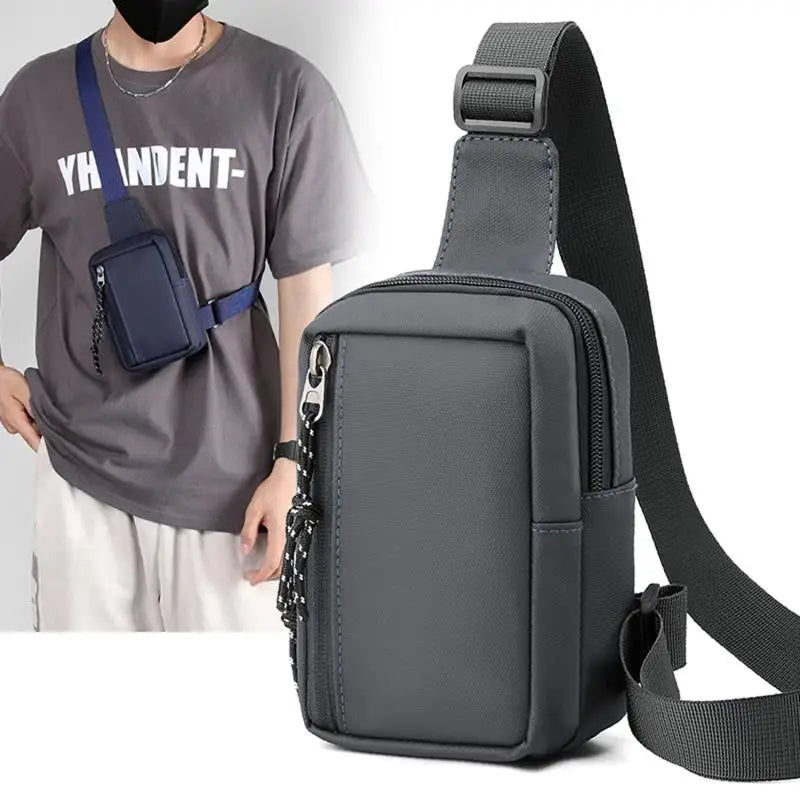 New Handbags Design Men's Chest Bag Casual Travel Waist Men Bag.