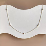 S925 Sterling Silver Necklaces For Women Simple Chain Fashion Minimalist Pendant Sparkling Birthday Gift