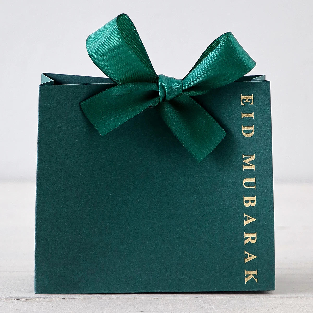 5-Piece Eid Gift Box Is Decorated with Ribbon Bows and Exquisite Paper Packaging, Suitable for Holiday Parties, and Can Hold Candies, Cookies, Jewelry