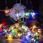 Ramadan Eid String Light 20 LEDs Mubarak Decorations Lantern