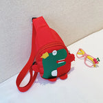 Cute Dinosaur Kids Backpack Girls Boys Sling Bag Kids Bag Child Waist Bag.