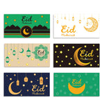 6pcs/18pcs Eid Mubarak Cash Envelopes Money Cards Ramadan Moon Decoration Eid Al-fitr Invitation Supplies