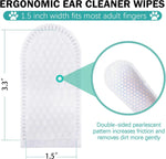 Pet Ear Wipes, Ear Cleaner Finger Wipes for Cats and Dogs, Soft & Easy Otic Cleaning Pads, Pet Supplies
