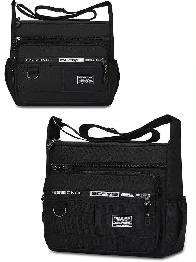 Men Single Shoulder Fashion Collect Storage bag.
