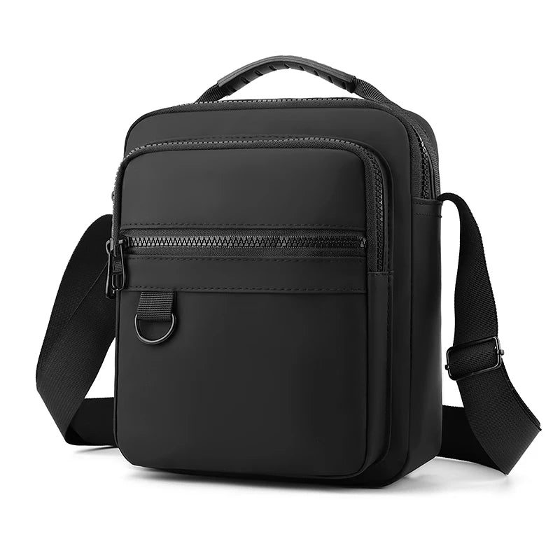 Messenger Sling Bags for Men Casual Oxford Small Zipper Crossbody Pouch.