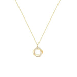 Fashion Cross Rotating 925 Sterling Silver Pendant Chain 14k Gold Plated Necklace Gold Necklace for Women.