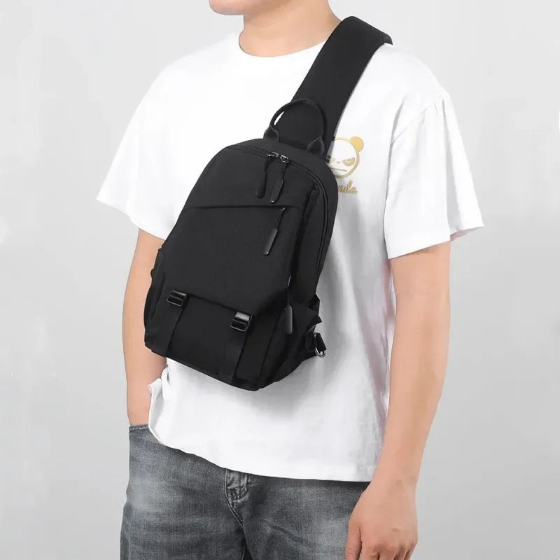 New Chest Bag for Men Fashion Crossbody Single Shoulder, Men Handbag Outdoor Crossbody Gym Bags Messenger Pack