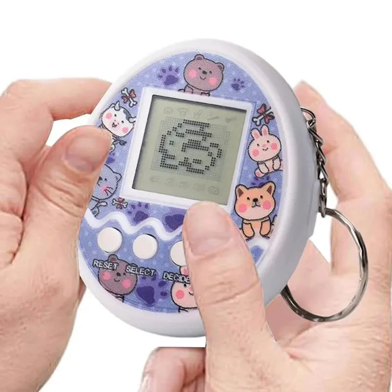 Electronic Pets Game Toys Virtual Tamagotchi in Russian Original German Spanish Polish Digital Animals Toys For Kids