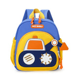 Kids Backpack for Boys Girls Toddler School Kindergarten Cute Construction Truck Car Design.