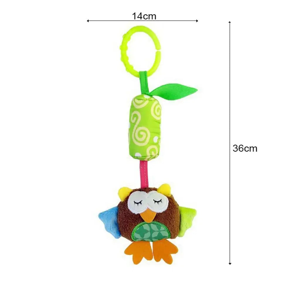 Baby Stroller, Hanging Bell, Plush, Baby color label
