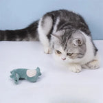 Pet Teeth Grinding and Anti Bite Toy Cartoon Plush Animal Cute Doll Self Fun and Soothing Pet Cat Toy Suitable for Home Play