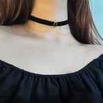 Fashion Necklace for Women Lace Heart Bell Camellia Flower Velvet Clavicle Butterfly Sexy Choker Jewelry