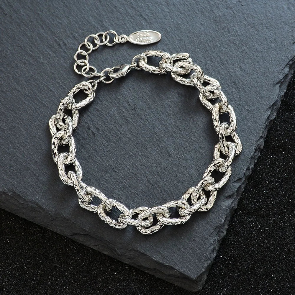 925 Sterling Silver Bracelets for Women Accessories
