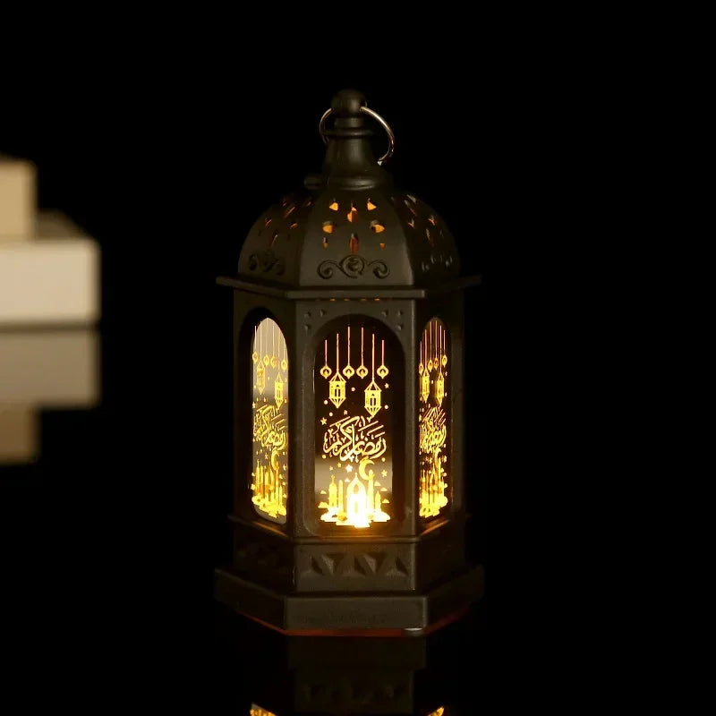 Ramadan Lantern Decor Ornament LED Festival Night Light