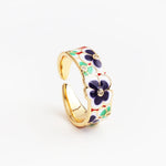 Rings For Women Creative Handmade Enamel Craft Women's Rings Jewelry Epoxy Craft Womens Rings