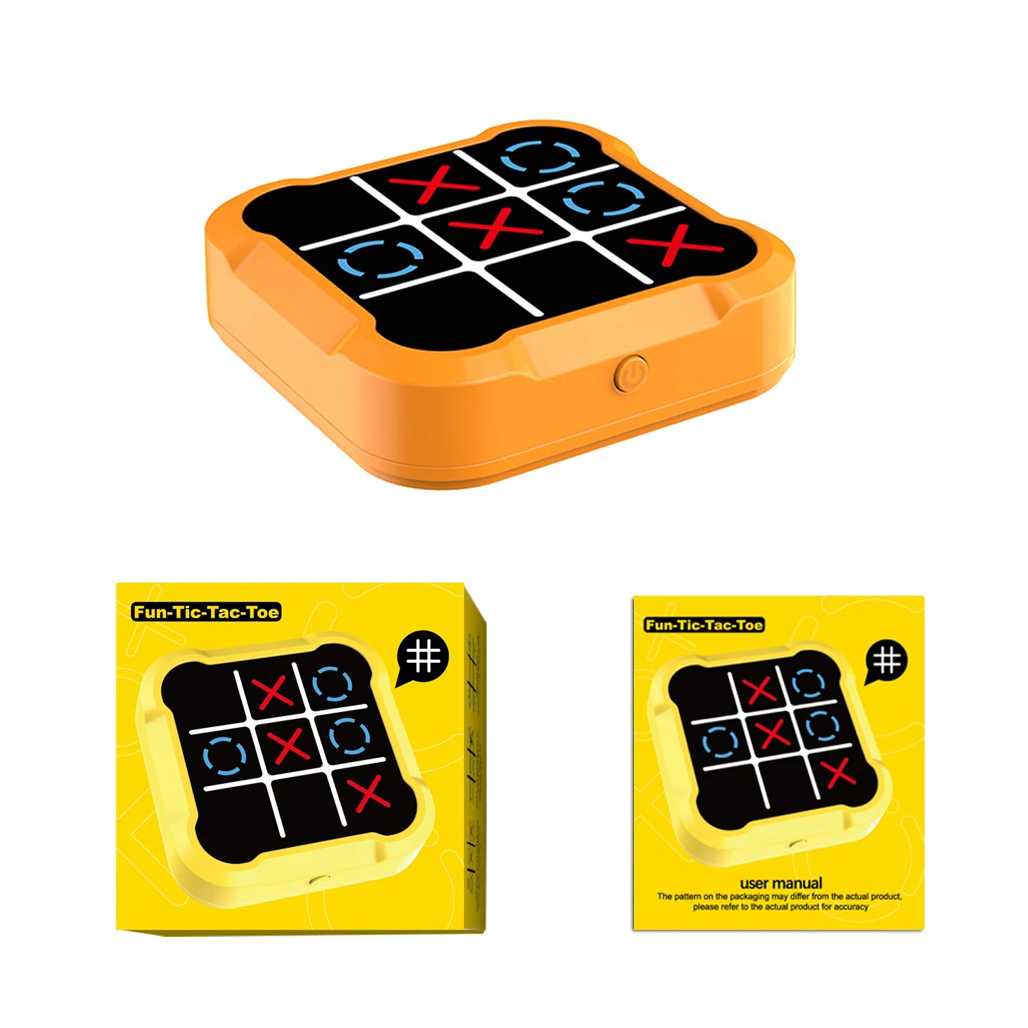 Portable Tic Tac Toe Electronic Puzzle