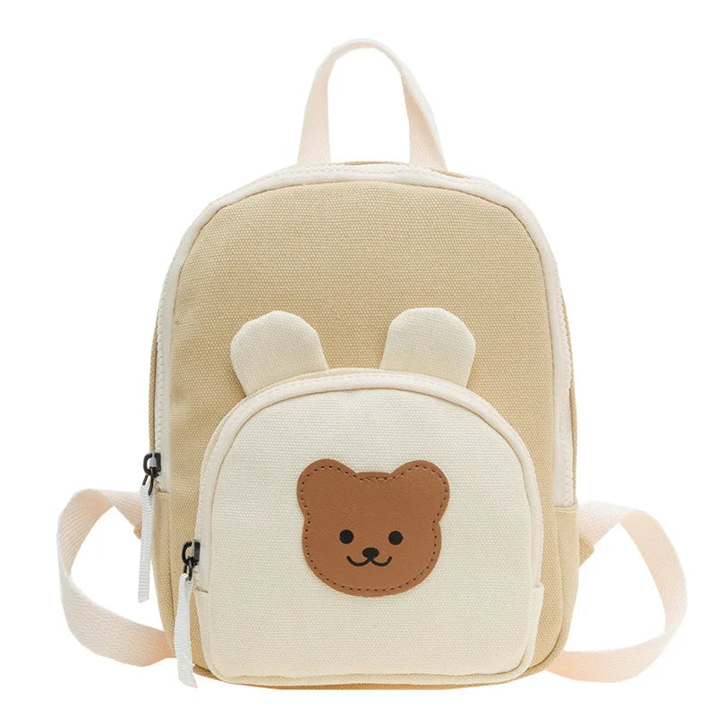 Korean Canvas Kids Backpack Kawaii Children's Handbags for Girls and Boys.
