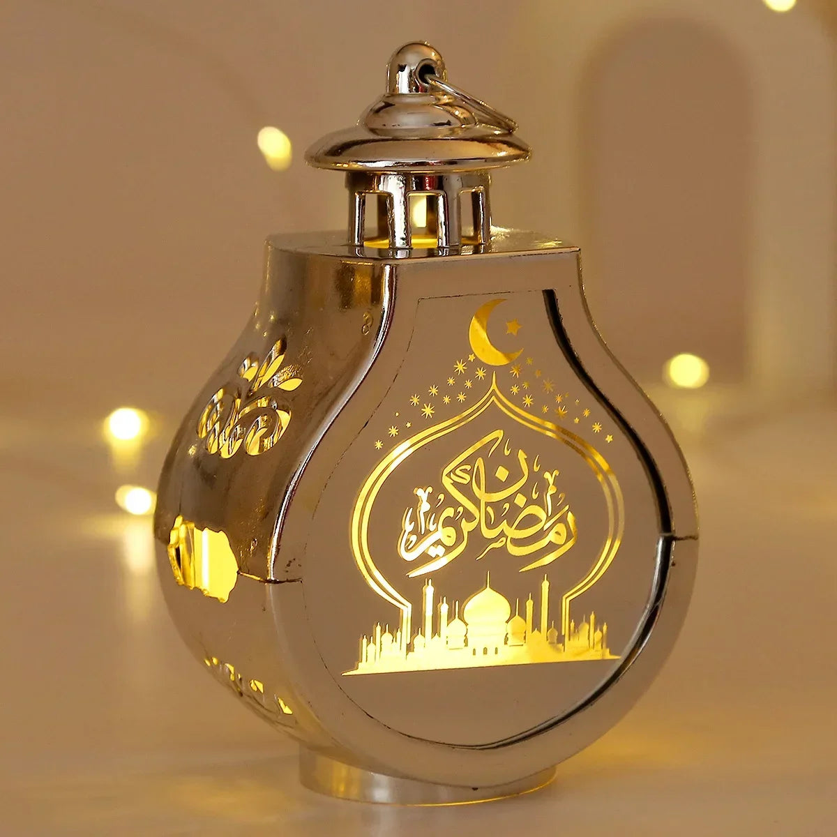 Ramadan LED Lantern Light Eid Mubarak Decoration