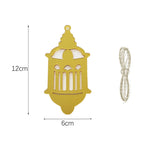 Ramadan Hanging Decoration Acrylic Eid Mubarak Moon Star Lantern
