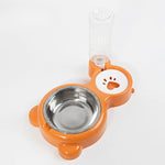 Pet Water Dispenser for Cats and Dogs, automatic Water Storage Pet Food Bowl
