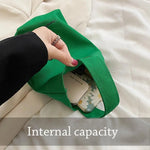 Casual Handbags Canvas Shoulder Crossbody Bags Large Capacity Shopper Bag.