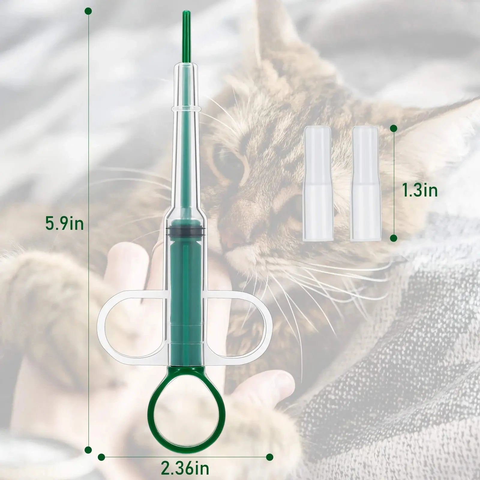 Pet Medication Dispenser, Pressing Feeding Stick for Cats and Dogs, Eating Pills, Medication Artifacts, Pet Sickness Care