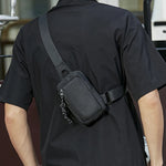 Men Chest Bag Mens Shoulder Body Bag Oxford Fashion Man Side Sling Crossbody Bag.