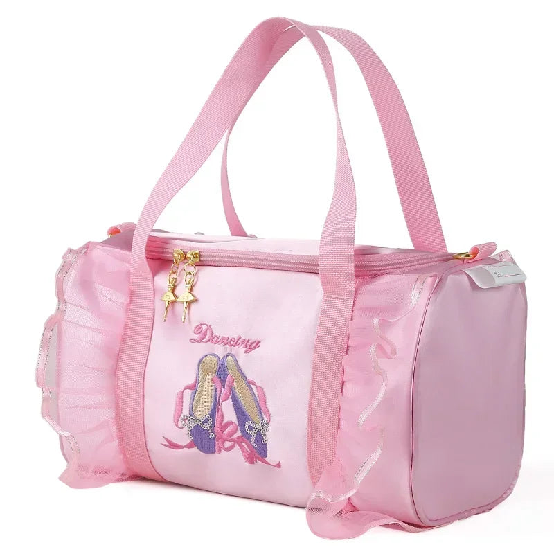 Children Ballet Dance Handbag Girl Ballet Lace Ballet Bag Danse Bag Children Dance Bags for Kids Girls.