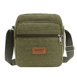 Men's Fashion Canvas Small Bag Casual Men Mini Handbags Male Crossbody Shoulder Messenger Bags For Men Business Sidebag