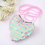 Decorative Kids Tote Bag Heart/Round Shape Shoulder HandBags Kids Coin Purse Bag.