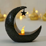 Ramadan Decoration 2026 LED Star Moon Candlestick Lamp