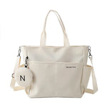 Women Shoulder Crossbody Bag Japanese Canvas Tote Messenger Bag for Student.